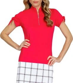 Tail Women's Mariel Short Sleeve Golf Polo Begonia