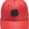 Black Clover Men's Pro Luck Fitted Golf Hat Red -Golf Apparel Sales Shop unnamed file 8412