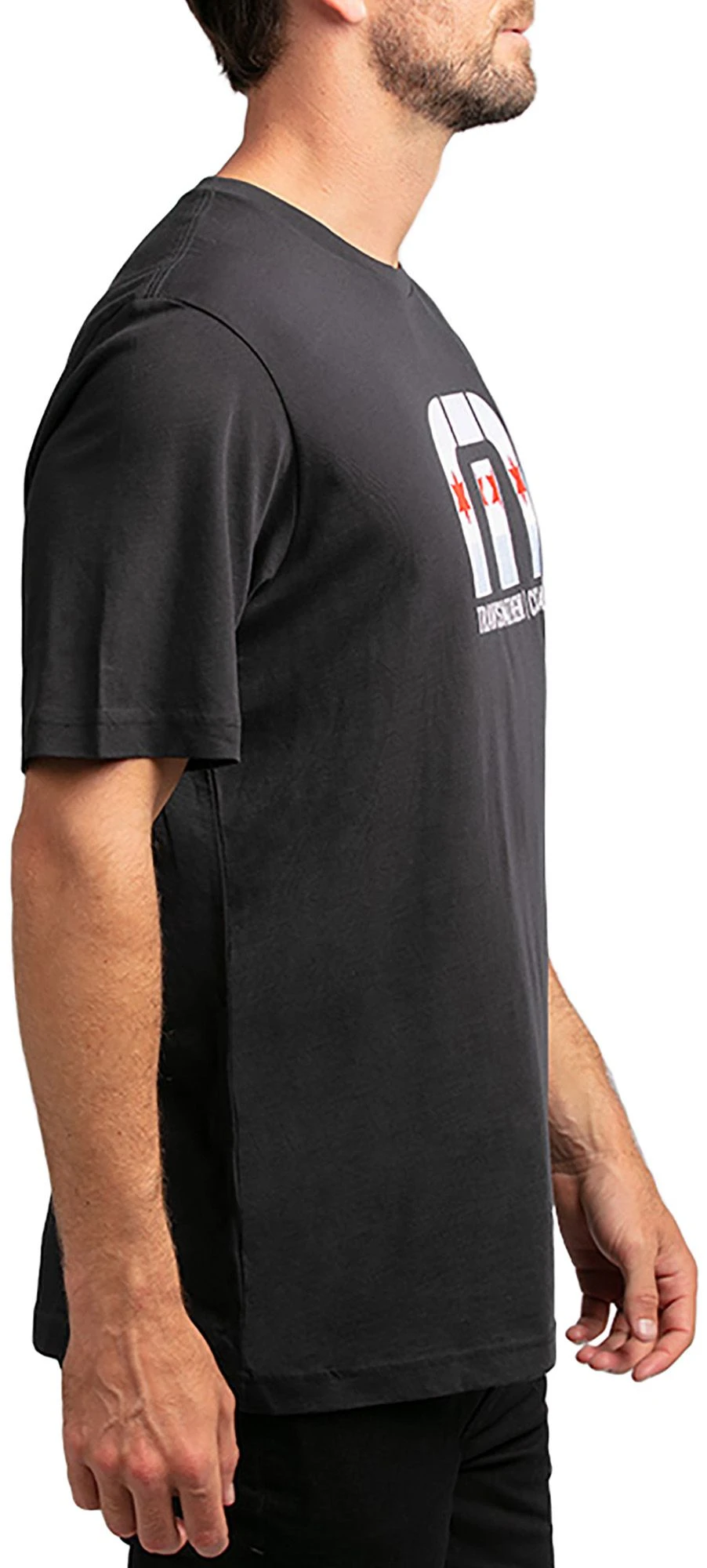 TravisMathew Men's Illinois Noise T-Shirt Black 5 TravisMathew Men's Illinois Noise T-Shirt Black - Image 3