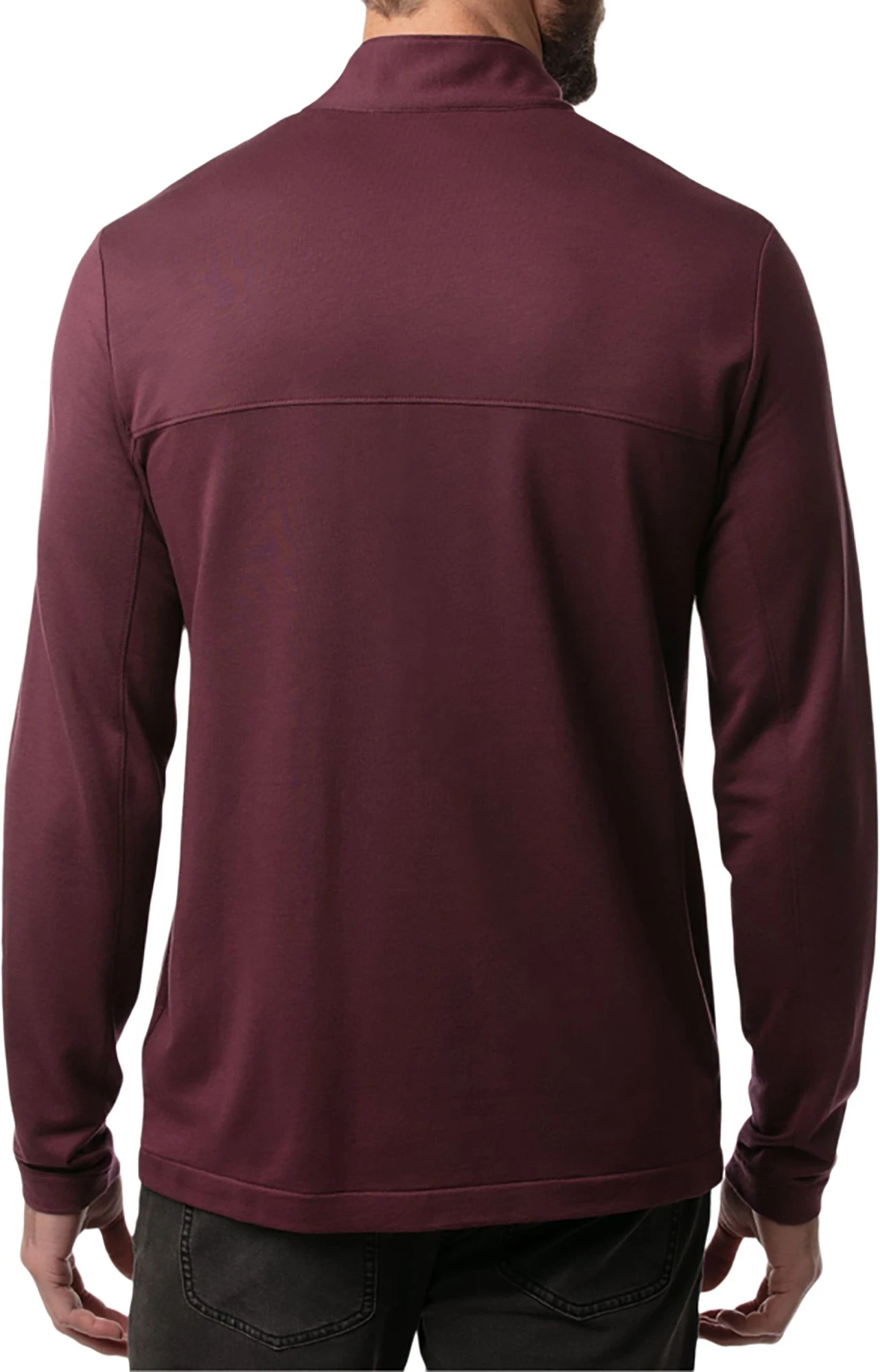 TravisMathew Men's Brisk Beach Golf Jacket Heather Mauve 4 TravisMathew Men's Brisk Beach Golf Jacket Heather Mauve - Image 2