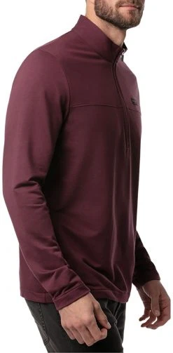TravisMathew Men's Brisk Beach Golf Jacket Heather Mauve 9 TravisMathew Men's Brisk Beach Golf Jacket Heather Mauve -Golf Apparel Sales Shop unnamed file 8438