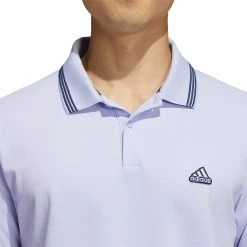 Adidas Men's Go-To Primegreen Pique Golf Polo Violet Tone/crew Navy -Golf Apparel Sales Shop unnamed file 8465