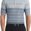 Callaway Men's Engineered Yarn-Dyed Oxford Stripe Golf Polo Pearl Blue -Golf Apparel Sales Shop unnamed file 8598