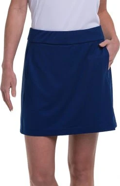 EP Pro Women's 17.5" Knit Golf Skort Inky