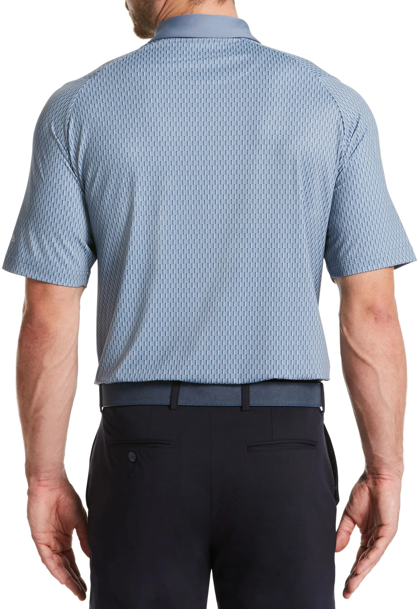 Callaway Men's All-Over Tees Print Swing Tech Short Sleeve Golf Polo Flint Stone 4 Callaway Men's All-Over Tees Print Swing Tech Short Sleeve Golf Polo Flint Stone - Image 2