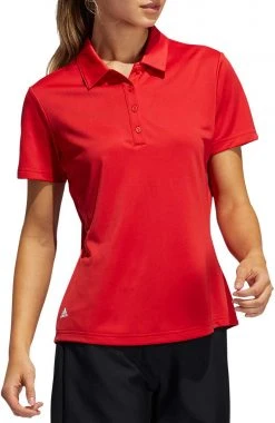 Adidas Women's Performance Polo Shirt Solar Pink