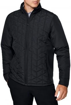 Under Armour Men's Reactor Elements Hybrid Golf Jacket Black