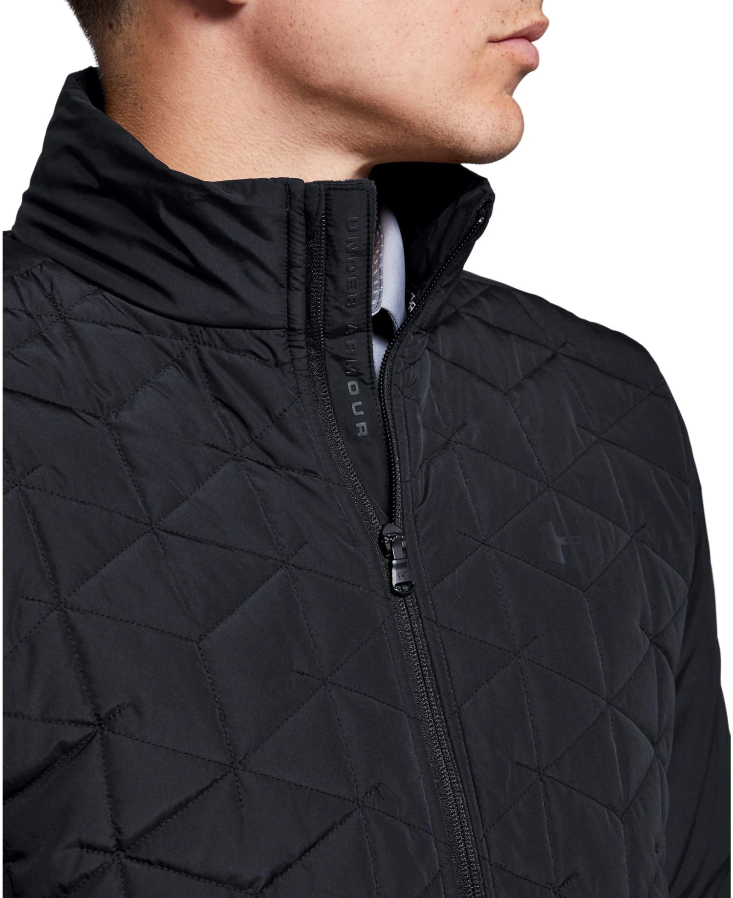 Under Armour Men's Reactor Elements Hybrid Golf Jacket Black 5 Under Armour Men's Reactor Elements Hybrid Golf Jacket Black - Image 3