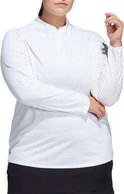 Adidas Women's Sun Protection Long Sleeve Golf Shirt White 11 Adidas Women's Sun Protection Long Sleeve Golf Shirt White -Golf Apparel Sales Shop unnamed file 8989