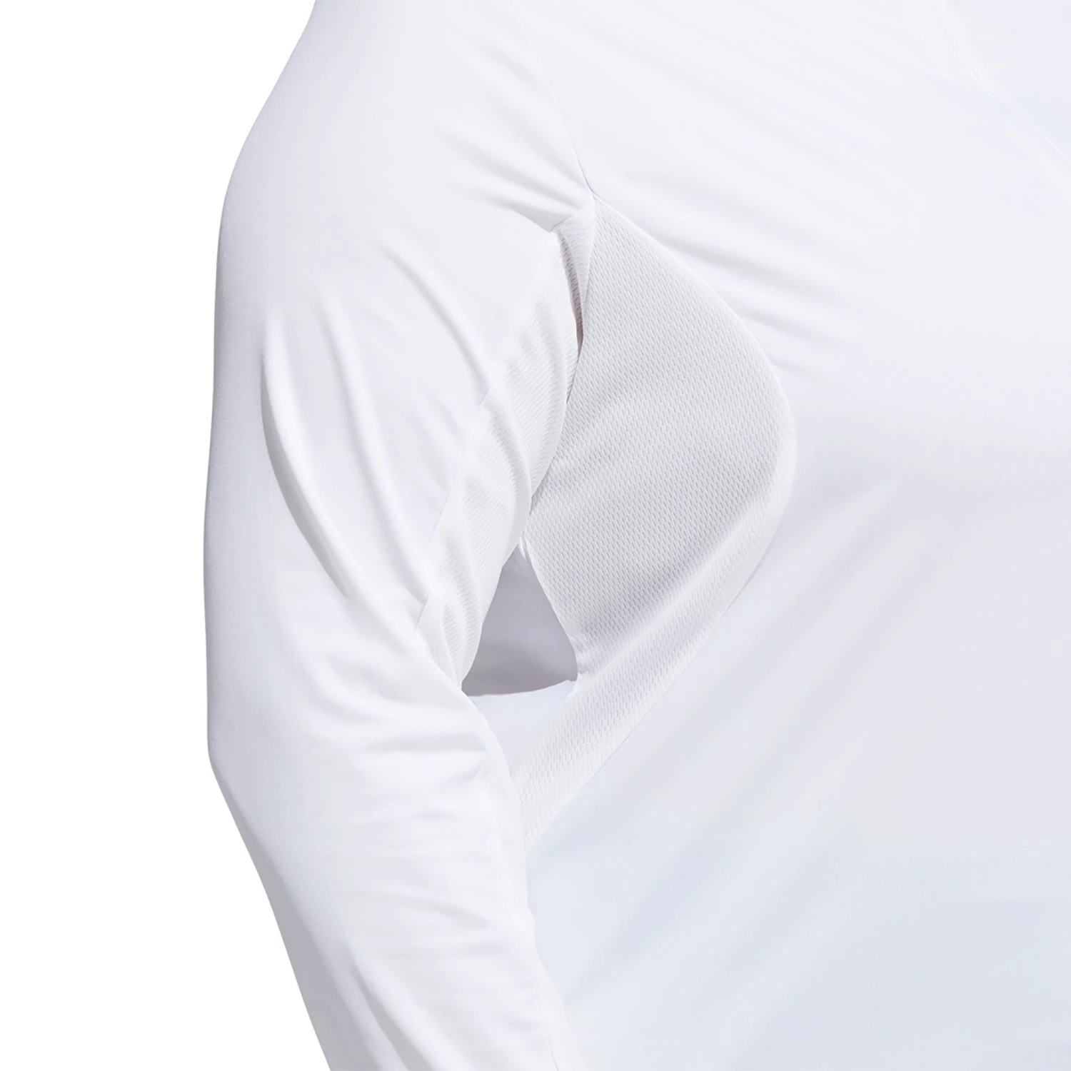 Adidas Women's Sun Protection Long Sleeve Golf Shirt White 7 Adidas Women's Sun Protection Long Sleeve Golf Shirt White - Image 5