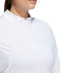 Adidas Women's Sun Protection Long Sleeve Golf Shirt White 13 Adidas Women's Sun Protection Long Sleeve Golf Shirt White -Golf Apparel Sales Shop unnamed file 8991
