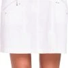 Jamie Sadock Women's Airwear Front Zip 17.5'' Golf Skort Sugar