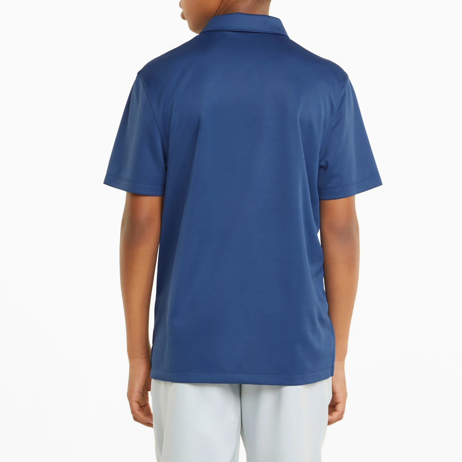 PUMA Boys' Essential Golf Polo Bright White 4 PUMA Boys' Essential Golf Polo Bright White - Image 2