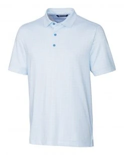 Cutter & Buck Men's Pike Double Dot Print Golf Polo Chambers