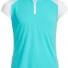 Adidas Girls' Colorblock Golf Polo Semi Mint Rush 2 Adidas Girls' Colorblock Golf Polo Semi Mint Rush -Golf Apparel Sales Shop unnamed file 9129