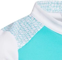 Adidas Girls' Colorblock Golf Polo Semi Mint Rush -Golf Apparel Sales Shop unnamed file 9131