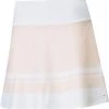 PUMA Women's PWRSHAPE Stripe 16''-18'' Golf Skirt Cloud Pink -Golf Apparel Sales Shop unnamed file 9165