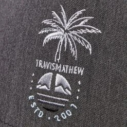 TravisMathew Men's Ozarks Golf Hat Heather Black -Golf Apparel Sales Shop unnamed file 9169