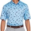 Walter Hagen Men's Perfect 11 Good Game Print Golf Polo Good Game Daybreak Blue -Golf Apparel Sales Shop unnamed file 9378