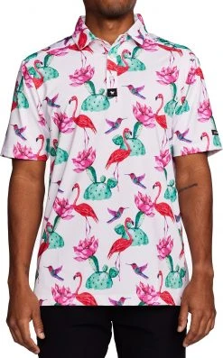 Bad Birdie Men's Flock With Me Golf Polo