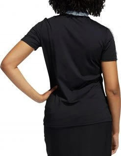 Adidas Women's Ultimate365 Primegreen Golf Polo Black/halo Mint -Golf Apparel Sales Shop unnamed file 9421