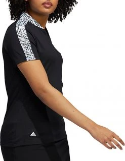 Adidas Women's Ultimate365 Primegreen Golf Polo Black/halo Mint -Golf Apparel Sales Shop unnamed file 9422