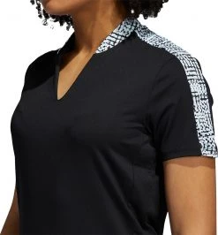 Adidas Women's Ultimate365 Primegreen Golf Polo Black/halo Mint -Golf Apparel Sales Shop unnamed file 9423