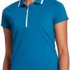 Slazenger Women's Pin Tuck Golf Polo Ocean Floor -Golf Apparel Sales Shop unnamed file 9429
