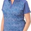 Nancy Lopez Golf Nancy Lopez Women's Spirit Golf Polo Midnight Multi 1 Nancy Lopez Golf Nancy Lopez Women's Spirit Golf Polo Midnight Multi -Golf Apparel Sales Shop unnamed file 9519