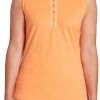 Lady Hagen Women's Piped Sleeveless Golf Polo Fresh Mandarin -Golf Apparel Sales Shop unnamed file 956