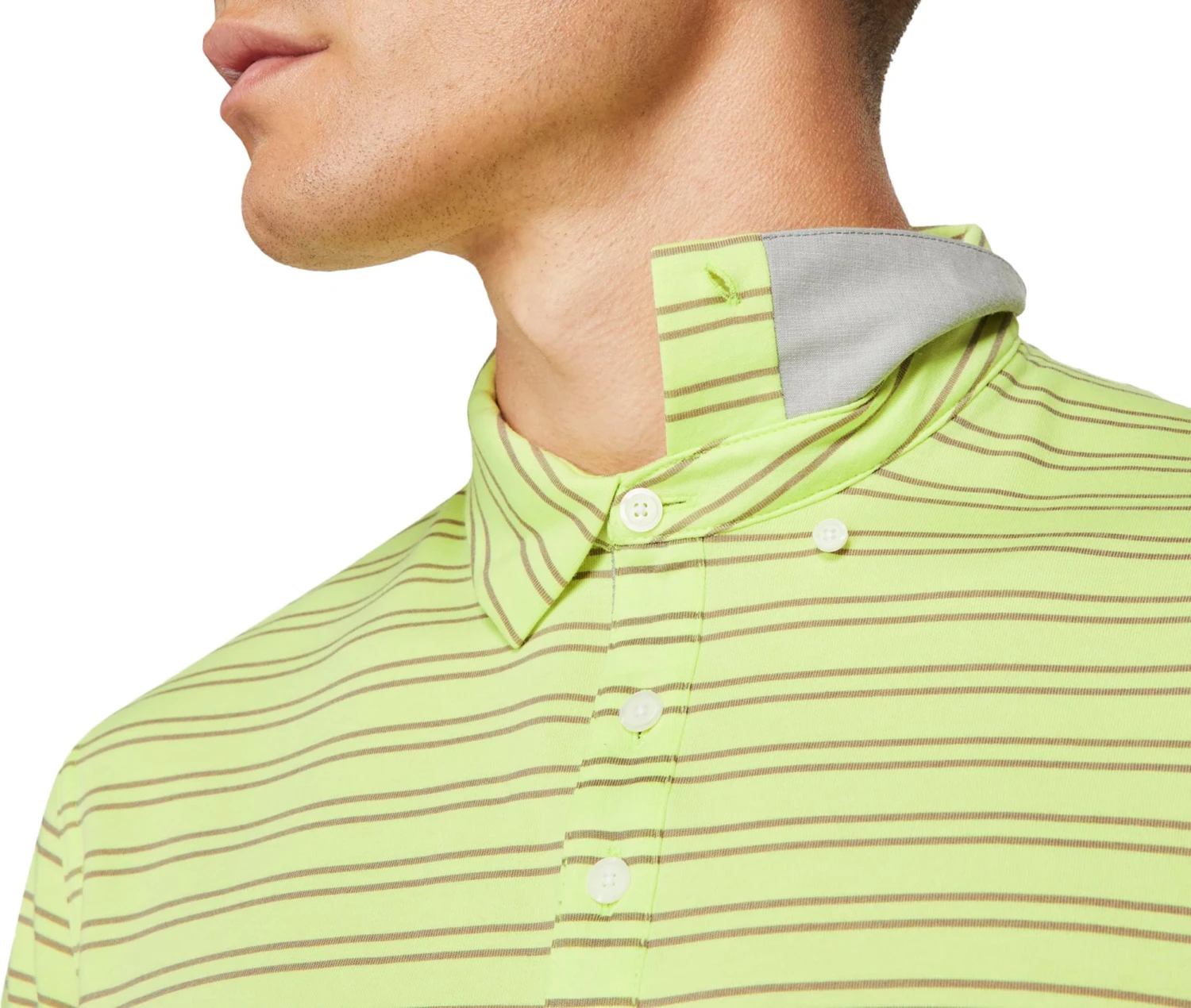 Nike Men's Dri-Fit UV Striped Golf Polo Track Red/black 6 Nike Men's Dri-Fit UV Striped Golf Polo Track Red/black - Image 4