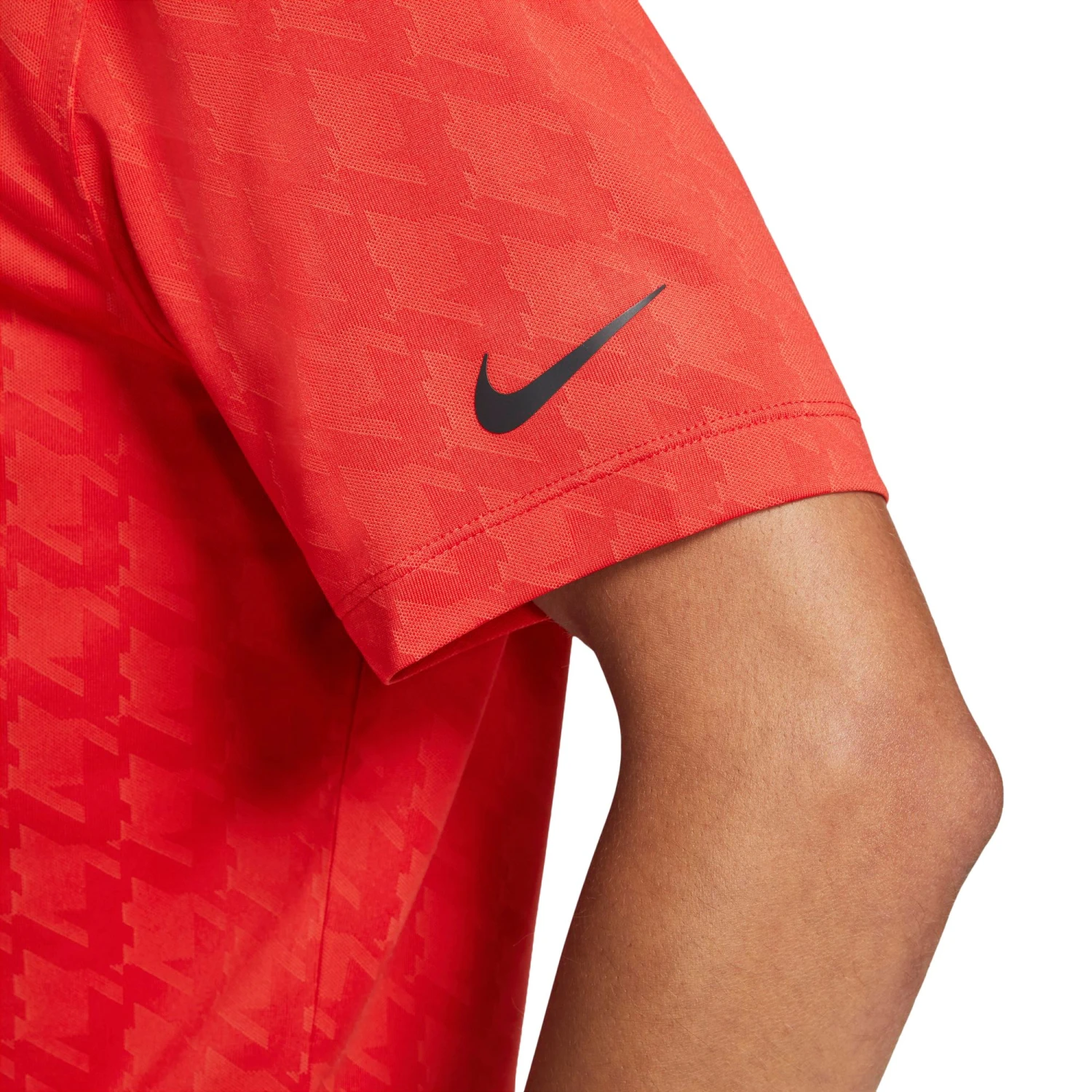Nike Men's Dri-Fit UV Vapor Golf Polo Track Red 7 Nike Men's Dri-Fit UV Vapor Golf Polo Track Red - Image 5