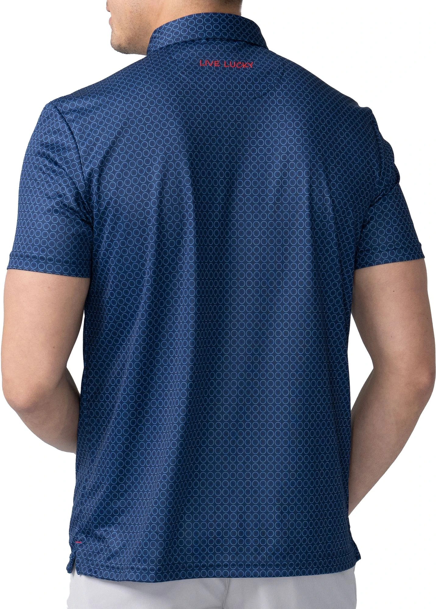 Black Clover Men's Crown Golf Polo Navy 4 Black Clover Men's Crown Golf Polo Navy - Image 2