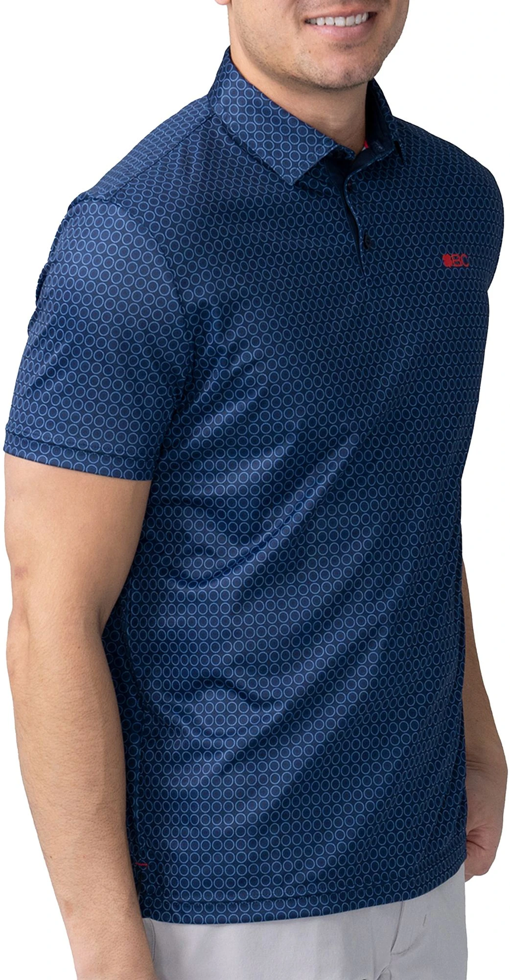 Black Clover Men's Crown Golf Polo Navy 5 Black Clover Men's Crown Golf Polo Navy - Image 3