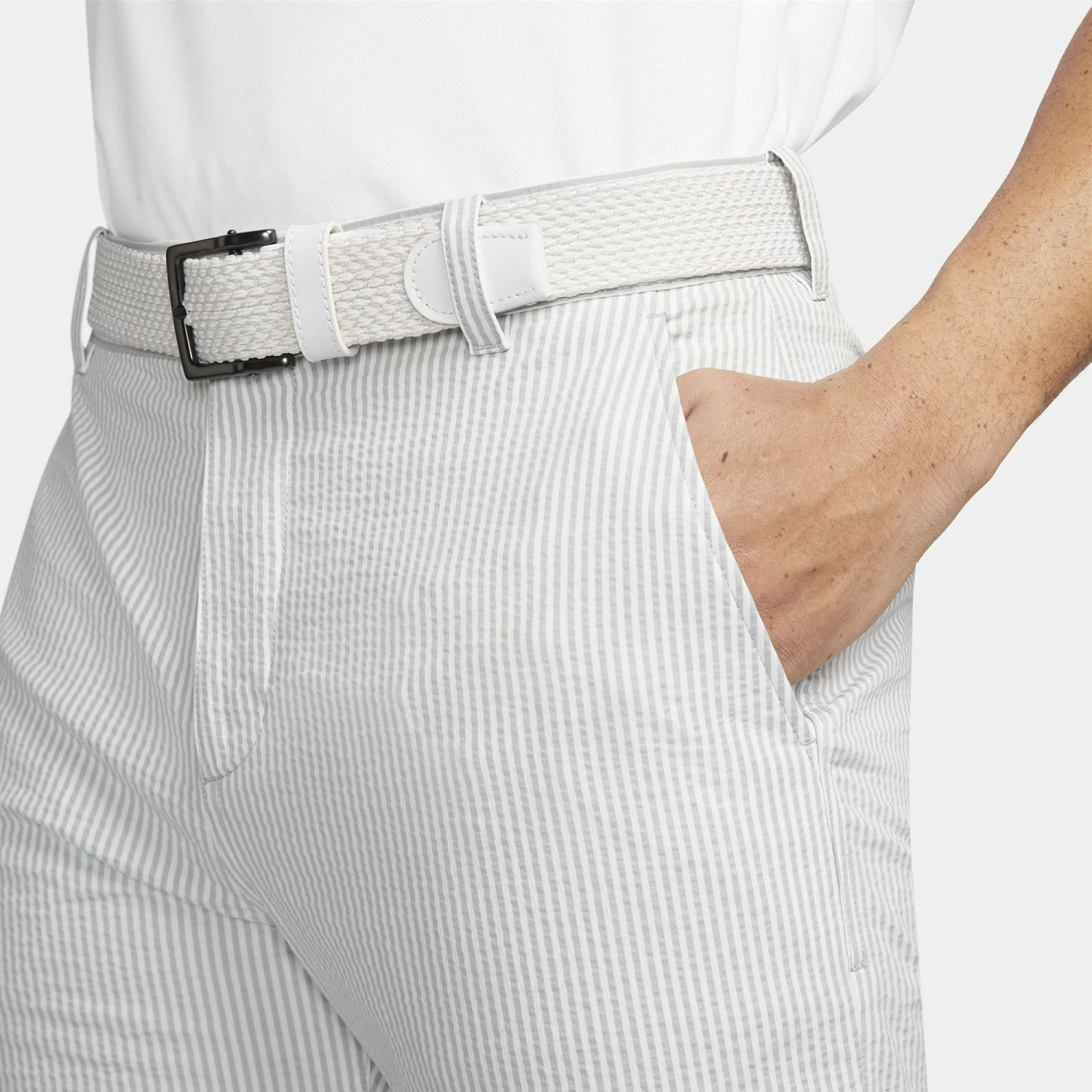 Nike Men's Dri-FIT UV Chino Golf Pants Lt Smoke Grey/white 7 Nike Men's Dri-FIT UV Chino Golf Pants Lt Smoke Grey/white - Image 5