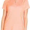 Sport Haley Women's Salinas Short Sleeve Golf Polo Salmon -Golf Apparel Sales Shop unnamed file 9802