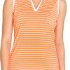 Sport Haley Women's Palmer Sleeveless Golf Polo Salmon -Golf Apparel Sales Shop unnamed file 9814