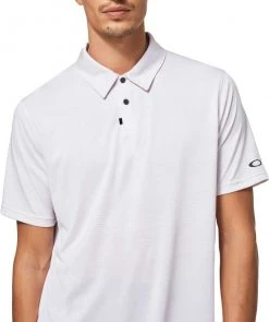 Oakley Men's Against The Grain Polo White Heather -Golf Apparel Sales Shop unnamed file 9824